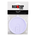 Reusable Red Party 18oz and 32oz Cups Lids | Durable plastic, BPA and Phthalates free | Eco-friendly